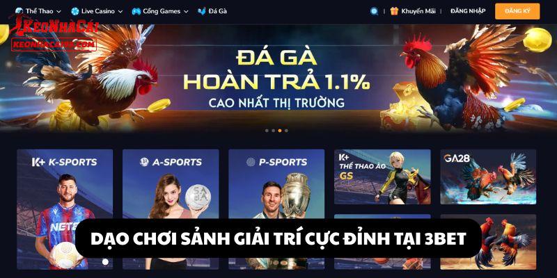 Các sản phẩm hàng đầu có tại 3BET Các sản phẩm hàng đầu có tại 3BET