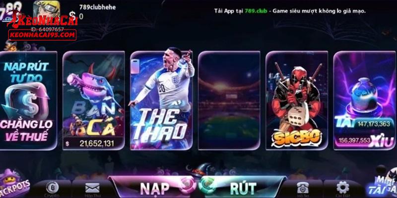 Những trò chơi làm nên tên tuổi của 789CLUB