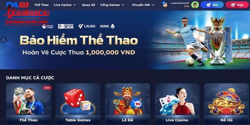 Thể thao DA88 luôn là lựa chọn hàng đầu