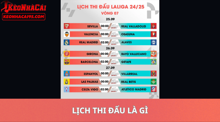 Lịch Thi Đấu Bóng Đá Hôm Nay – Cập Nhật Các Giải Đấu Mới Nhất 1 Lịch Thi Đấu Là Gì